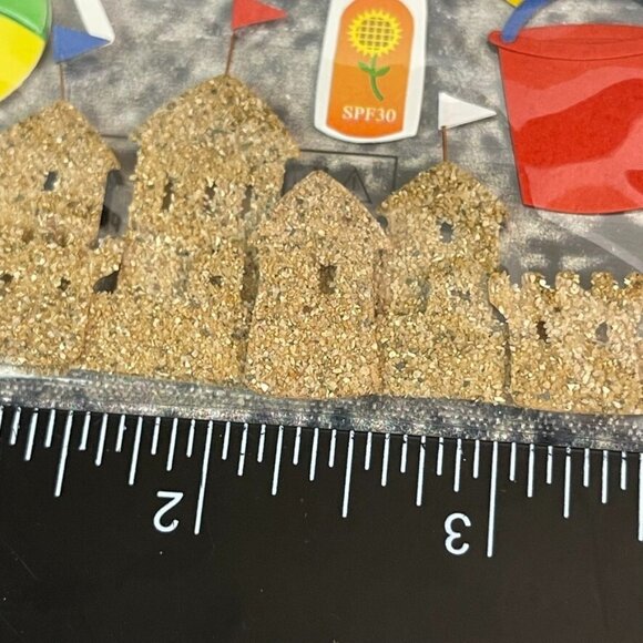 Ek Sandylion Jolee's Pirate Beach Clouds Dimensional 3D Stickers Embelishments - Picture 6 of 16